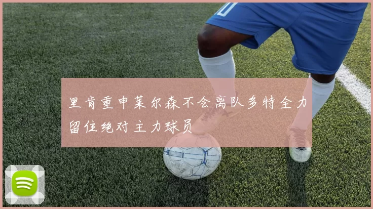 里肯重申莱尔森不会离队多特全力留住绝对主力球员